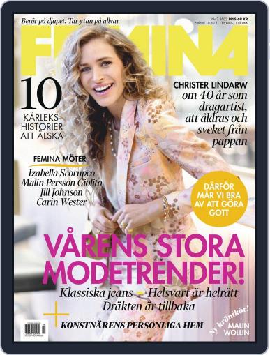 Femina Sweden January 31st, 2022 Digital Back Issue Cover