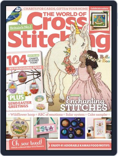 The World of Cross Stitching April 1st, 2022 Digital Back Issue Cover