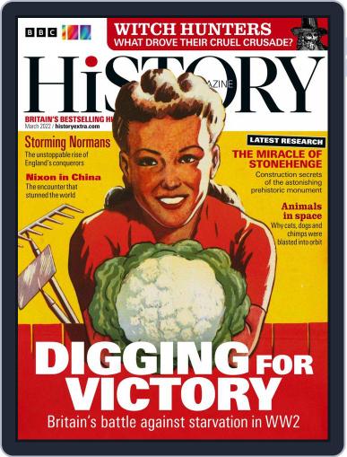 Bbc History March 1st, 2022 Digital Back Issue Cover