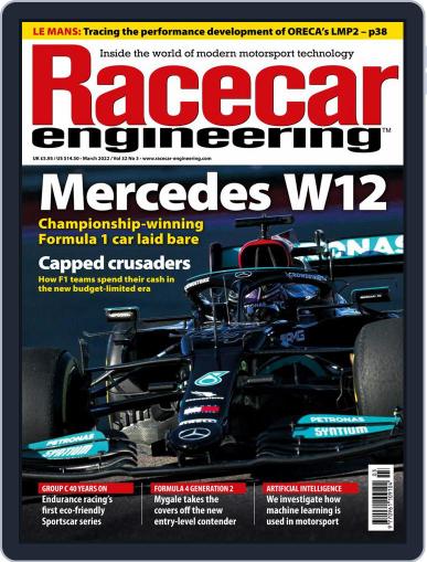 Racecar Engineering March 1st, 2022 Digital Back Issue Cover