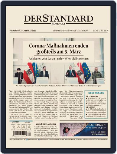 STANDARD Kompakt February 17th, 2022 Digital Back Issue Cover