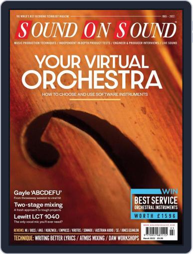Sound On Sound UK March 1st, 2022 Digital Back Issue Cover