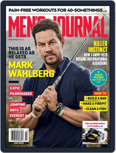Men's Journal February 1st, 2022 Digital Back Issue Cover