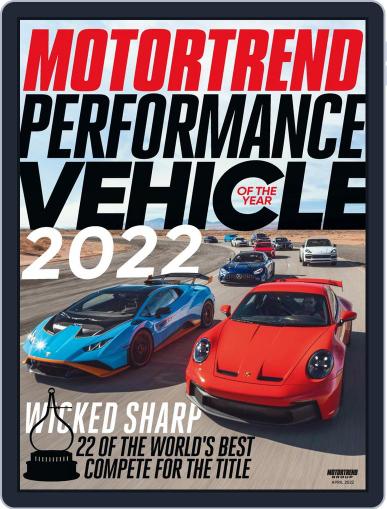 MotorTrend April 1st, 2022 Digital Back Issue Cover