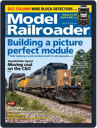 Model Railroader April 1st, 2022 Digital Back Issue Cover