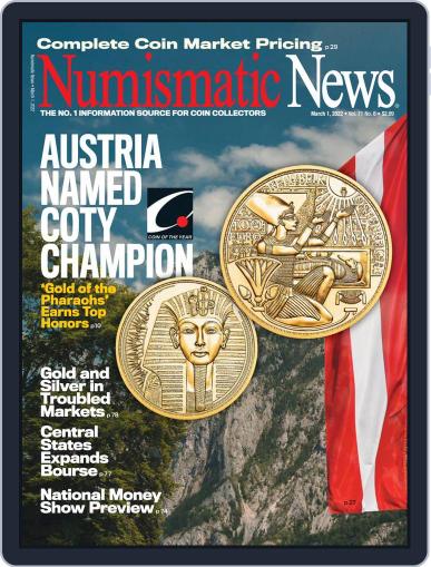 Numismatic News March 1st, 2022 Digital Back Issue Cover