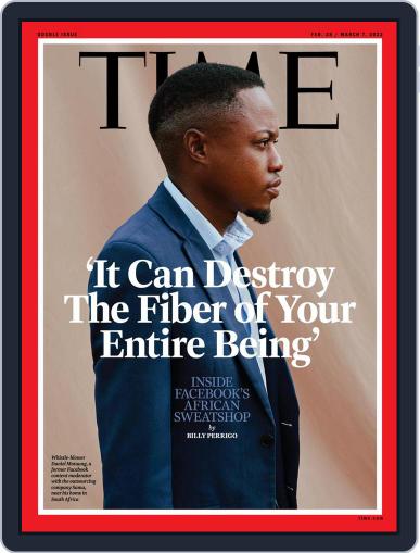 Time Magazine International Edition February 28th, 2022 Digital Back Issue Cover