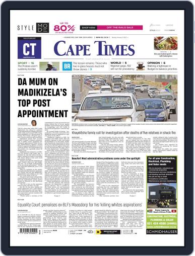 Cape Times February 21st, 2022 Digital Back Issue Cover
