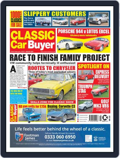 Classic Car Buyer February 23rd, 2022 Digital Back Issue Cover