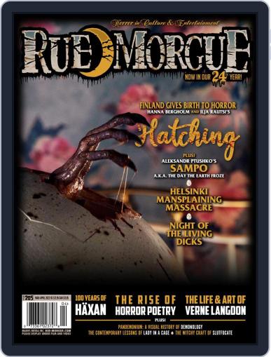 RUE MORGUE March 1st, 2022 Digital Back Issue Cover