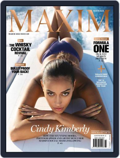 Maxim Australia March 1st, 2022 Digital Back Issue Cover