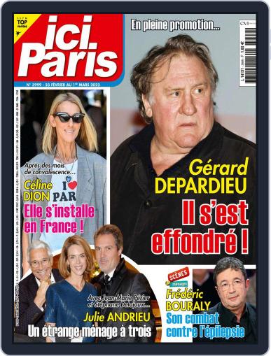 Ici Paris February 23rd, 2022 Digital Back Issue Cover