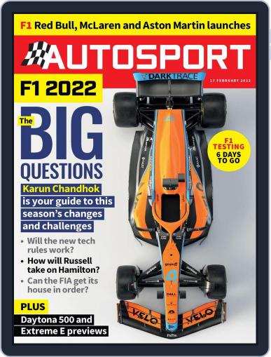 Autosport February 17th, 2022 Digital Back Issue Cover