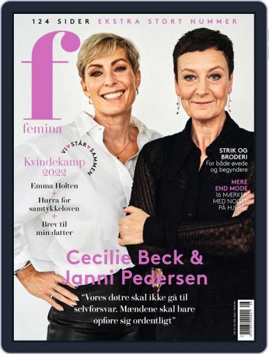 femina Denmark February 24th, 2022 Digital Back Issue Cover