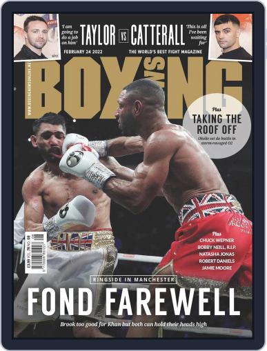 Boxing News February 24th, 2022 Digital Back Issue Cover