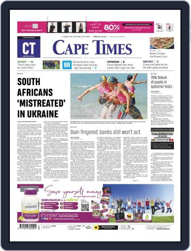 Cape Times February 28th, 2022 Digital Back Issue Cover