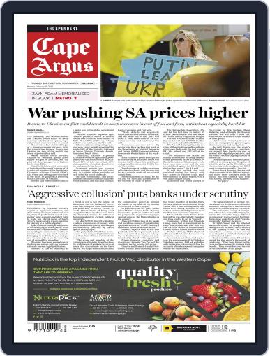 Cape Argus February 28th, 2022 Digital Back Issue Cover