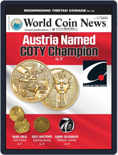World Coin News March 1st, 2022 Digital Back Issue Cover