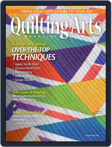 Quilting Arts February 14th, 2022 Digital Back Issue Cover