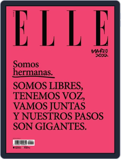 Elle México March 1st, 2022 Digital Back Issue Cover