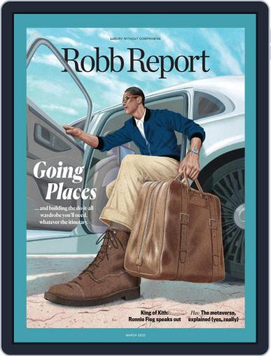 Robb Report March 1st, 2022 Digital Back Issue Cover