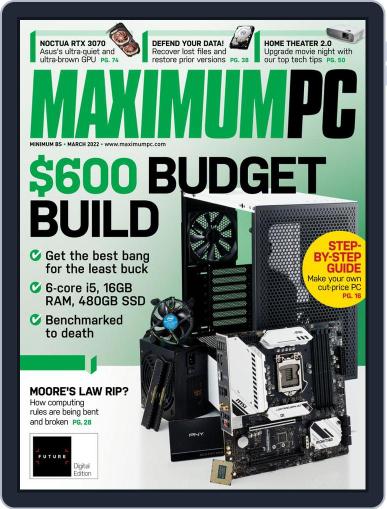 Maximum PC March 1st, 2022 Digital Back Issue Cover