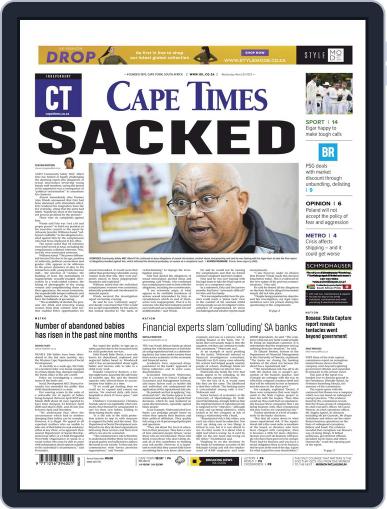 Cape Times March 2nd, 2022 Digital Back Issue Cover