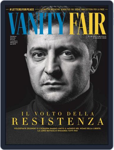 Vanity Fair Italia March 9th, 2022 Digital Back Issue Cover