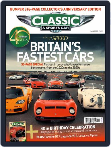 Classic & Sports Car April 1st, 2022 Digital Back Issue Cover