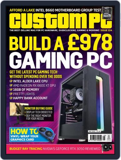 Custom PC UK May 1st, 2022 Digital Back Issue Cover