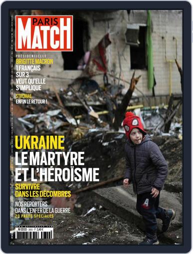 Paris Match March 3rd, 2022 Digital Back Issue Cover