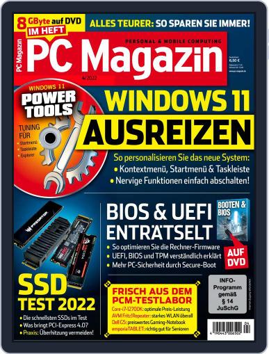 PC Magazin March 3rd, 2022 Digital Back Issue Cover