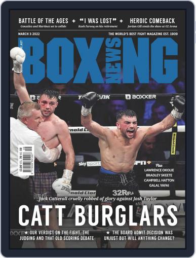 Boxing News March 3rd, 2022 Digital Back Issue Cover