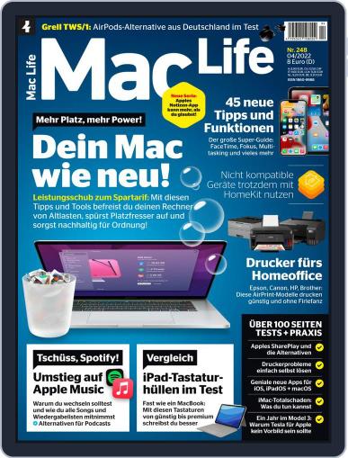 MacLife Germany April 1st, 2022 Digital Back Issue Cover