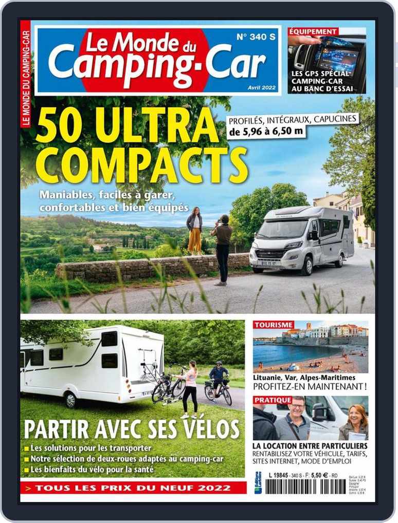 Le Monde Du Camping-car No. 340 (Digital) 