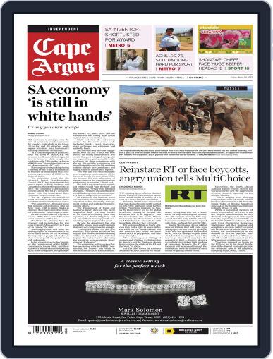 Cape Argus March 4th, 2022 Digital Back Issue Cover