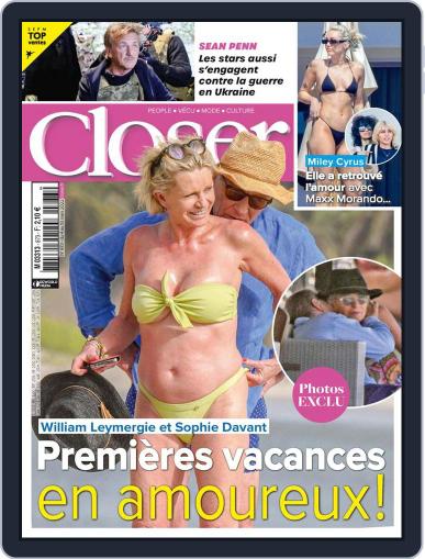 Closer France March 4th, 2022 Digital Back Issue Cover