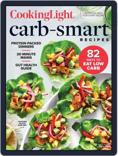 Cooking Light Carb-Smart Recipes Magazine (Digital) February 15th, 2022 Issue Cover