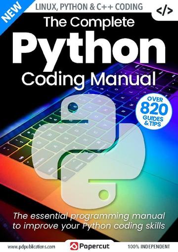 Python Coding & Programming The Complete Manual January 1st, 2024 Digital Back Issue Cover