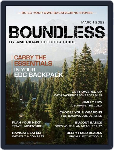 American Outdoor Guide March 1st, 2022 Digital Back Issue Cover