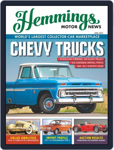 Hemmings Motor News April 1st, 2022 Digital Back Issue Cover