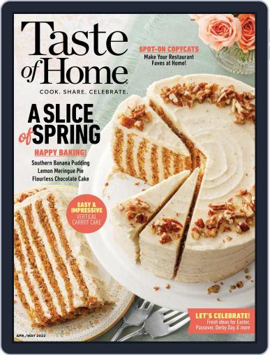 Taste of Home April 1st, 2022 Digital Back Issue Cover
