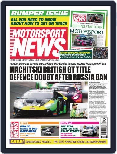 Motorsport News March 10th, 2022 Digital Back Issue Cover