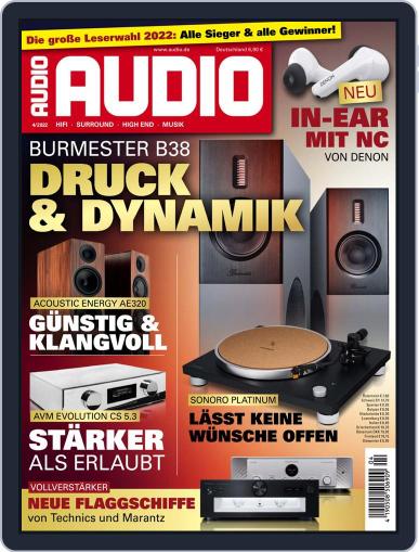 Audio Germany April 1st, 2022 Digital Back Issue Cover