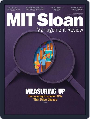 MIT Sloan Management Review March 3rd, 2022 Digital Back Issue Cover
