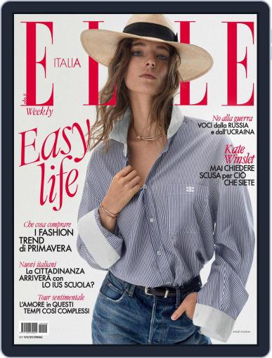Elle Italia March 19th, 2022 Digital Back Issue Cover