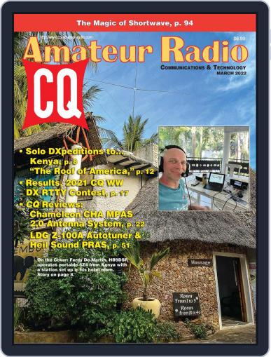 CQ Amateur Radio March 1st, 2022 Digital Back Issue Cover