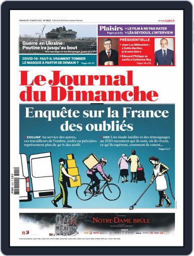 Le Journal du dimanche March 13th, 2022 Digital Back Issue Cover