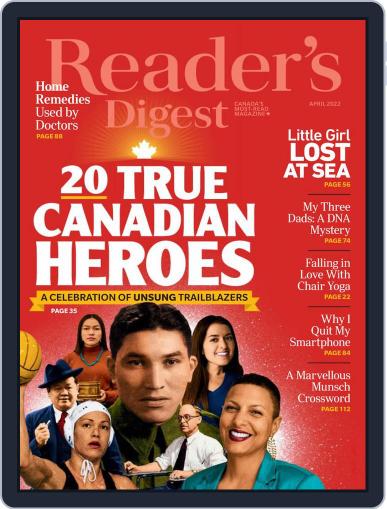 Reader's Digest Canada April 1st, 2022 Digital Back Issue Cover