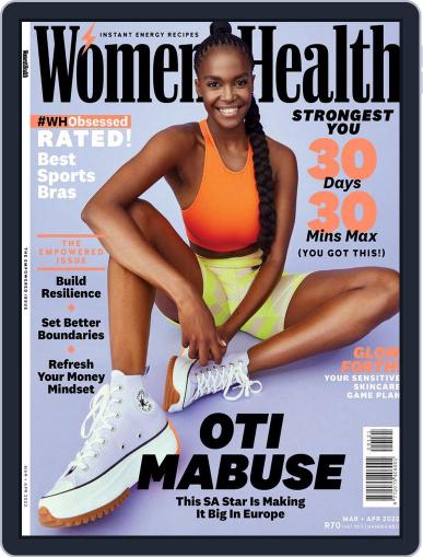 Women's Health South Africa March 1st, 2022 Digital Back Issue Cover